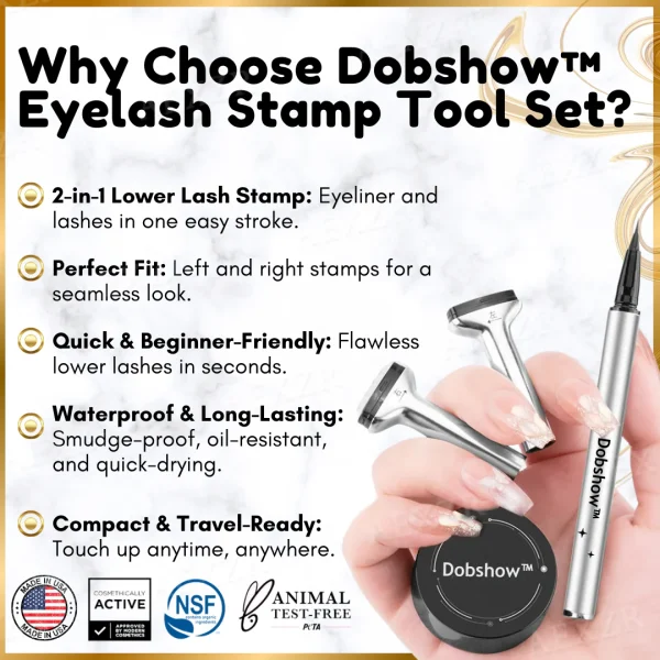 Dobshow™ Eyelash Stamp Tool Set - Image 3