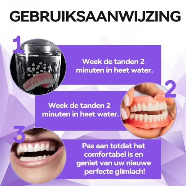 Bikenda ™ Silicone Herstel Denturset