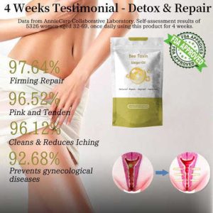 NEW UPGRADE Bee Toxin Ginger Oil Natural Repair Lose Weight Capsules