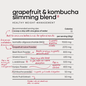Grapefruit & Kombucha Slimming Blend