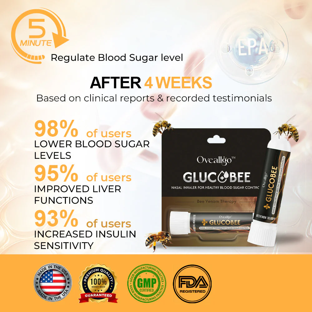 Oveallgo™ GlucoBee Ultra Nasal Inhaler 3 Oveallgo™ GlucoBee Ultra Nasal Inhaler👨⚕️USA Diabetes Association (ADA)Approved