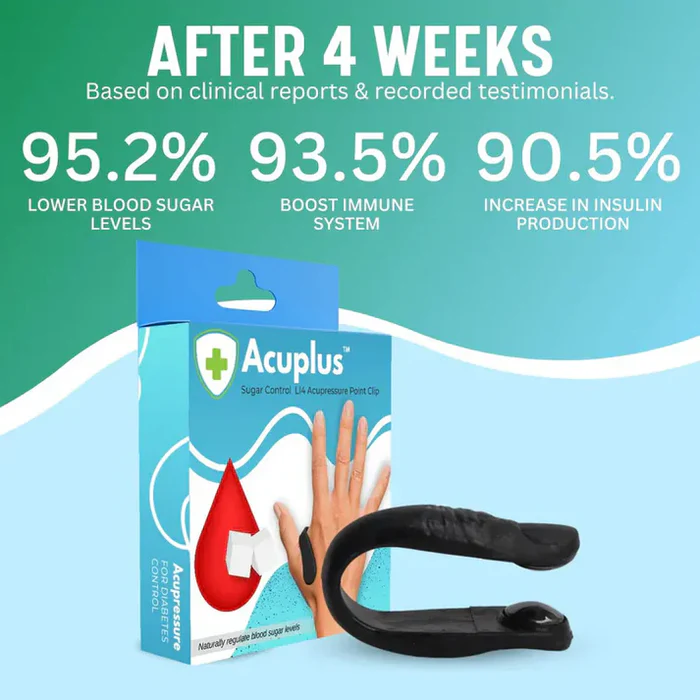 Winter Sale Acuplus+ Sugar Control Acupressure Point Clip 4 Acuplus+ Sugar Control Acupressure Point Clip