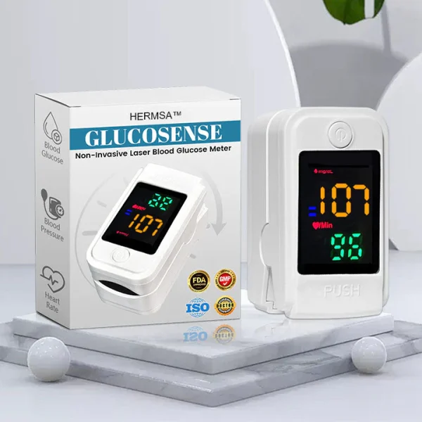 HERMSA™ GlucoSense Non-Invasive Laser Blood Glucose Meter
