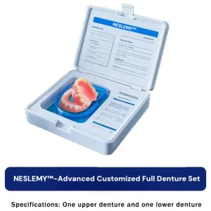 NESLEMY™- Advanced Customized Full Denture Set ——Self-adsorbed in the mouth, comfortable to wear, worry-free chewing