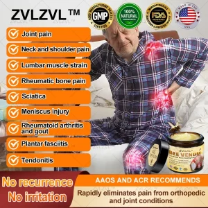 ZVLZVL™ Bee Venom Instant Pain Relief Arthritis Therapy Cream