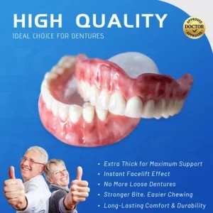 NESLEMY™- Advanced Customized Full Denture Set ——Self-adsorbed in the mouth, comfortable to wear, worry-free chewing