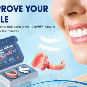 🦷 QIAWI™-Premium Custom Silicone Denture Set 👨‍⚕️ American Dental Association (ADA) certified