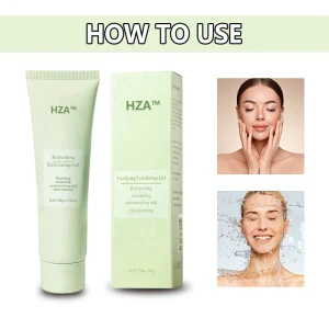 HZA™ Purifying Exfoliating Gel for Acanthosis Nigricans, Exfoliation, Dark Spots, Skin Tags, Eczema