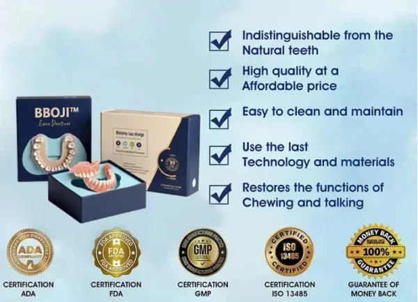 🔥BBOJI™ New 72-Hour Denture Sale! 45% off + Free Ultrasonic Cleaner 1