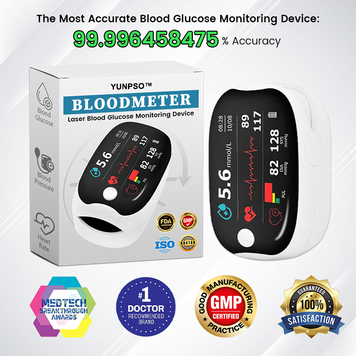 Special Deal YUNPSO™ BloodMeter Laser Blood Glucose Monitoring Device 3 YUNPSO™ BloodMeter Laser Blood Glucose Monitoring Device