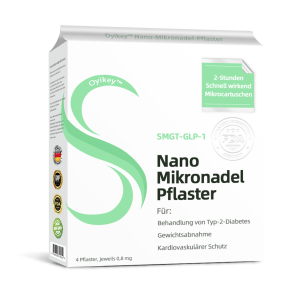 Oyikey™SMGT-GLP-1 Nano-Mikronadel-Pflaster（Schmerzfrei, lang anhaltend, gegen Diabetes, Fettleibigkeit und Herz-Kreislauf-Erkrankungen）
