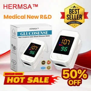 HERMSA™ GlucoSense Non-Invasive Laser Blood Glucose Meter
