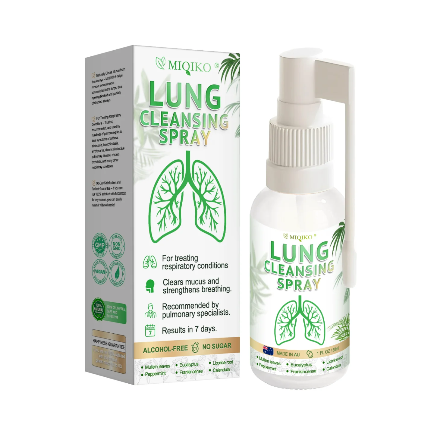 MIQIKO® Advanced Lung Cleansing Spray 1 MIQIKO® Advanced Lung Cleansing Spray