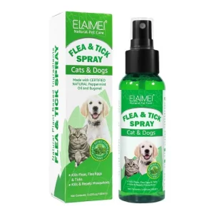 WagAway™ - Long-Lasting Natural Flea, Tick & Bed Bug Spray for Pets/People/Home (600+ Sprays)