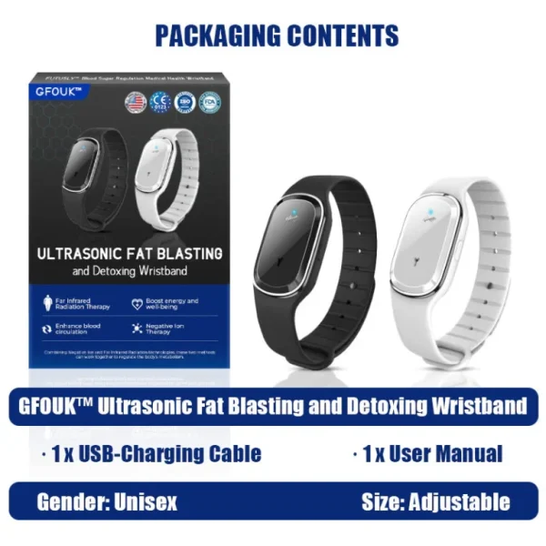 ✅Registered with the HPRA | 🍀GFOUK™ Ultrasonic Fat Blasting and Detoxing Wristband