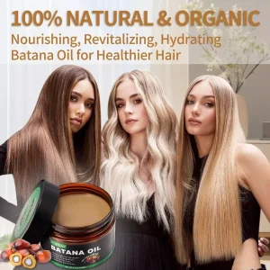 Batana Oil for Hair Growth, 100% Batana Oil from Honduras, Repairs Damaged Hair