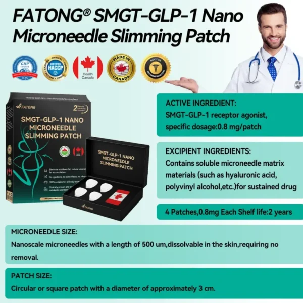 FATONG SMGT-GLP-1 Nano Microneedle Patch