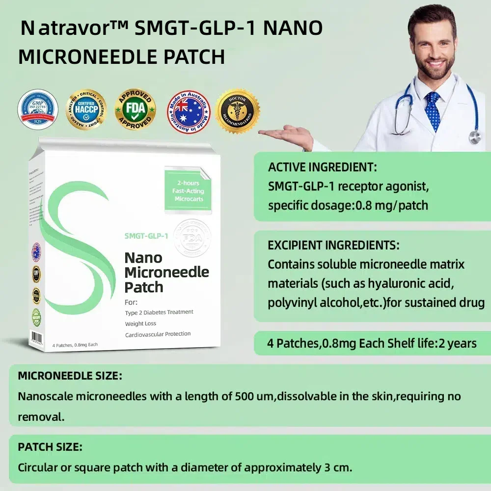 Natravor™ SMGT-GLP-1 Nano Microneedle Patch 12 Natravor™ SMGT-GLP-1 Nano Microneedle Patch - Image 12