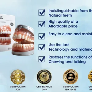 HZA™ Advanced Customized Full Denture Set 14 HZA™ --🦷Advanced Customized Full Denture Set