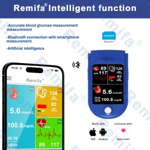Remifa Non-Invasive Blood Glucose Meter 10 Remifa Non-Invasive Blood Glucose Meter