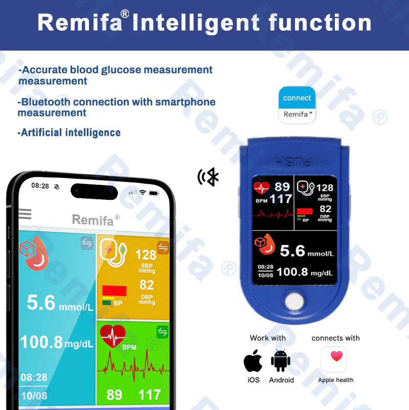 Remifa Non-Invasive Blood Glucose Meter 4 Remifa Non-Invasive Blood Glucose Meter