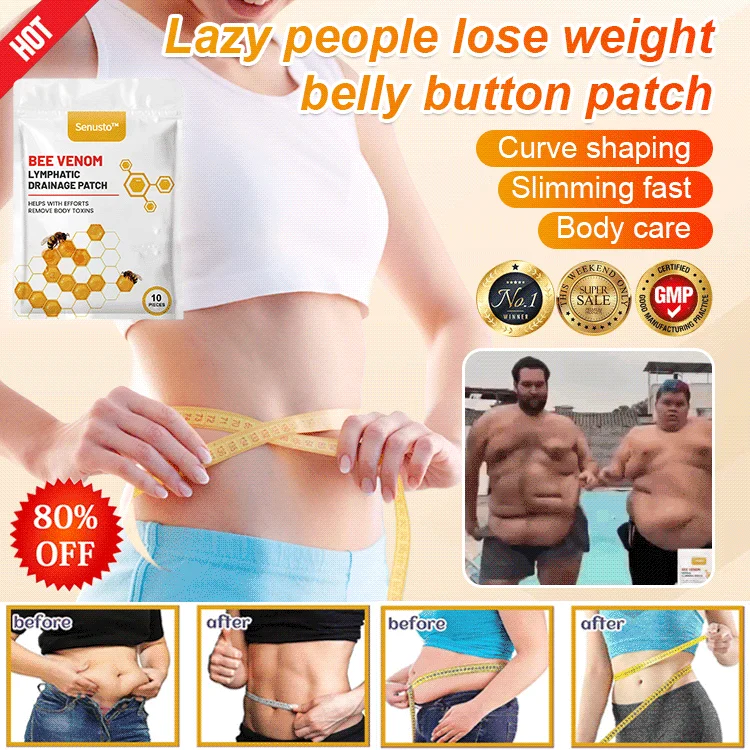 Lazy weight loss acupuncture point navel patch