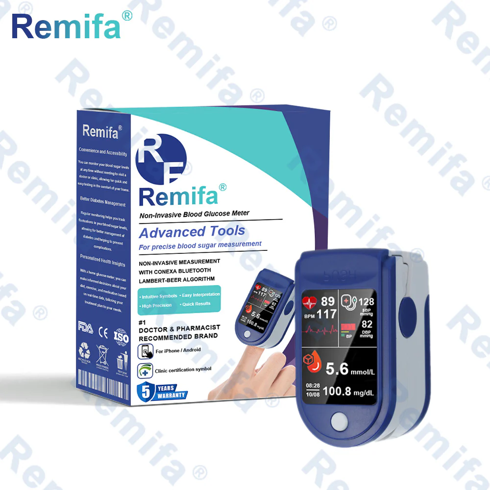 Remifa Non-Invasive Blood Glucose Meter 1 Remifa Non-Invasive Blood Glucose Meter