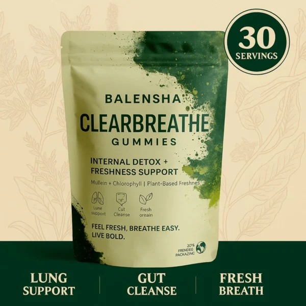 Clinically Studied Mullein & Chlorophyll Gummies For Bad Breath