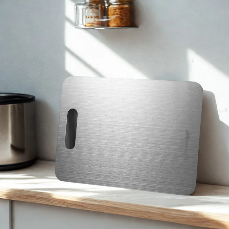 Titanchef™ 100% Pure Titanium Cutting Board 5 Titanchef™ 100% Pure Titanium Cutting Board - Image 5