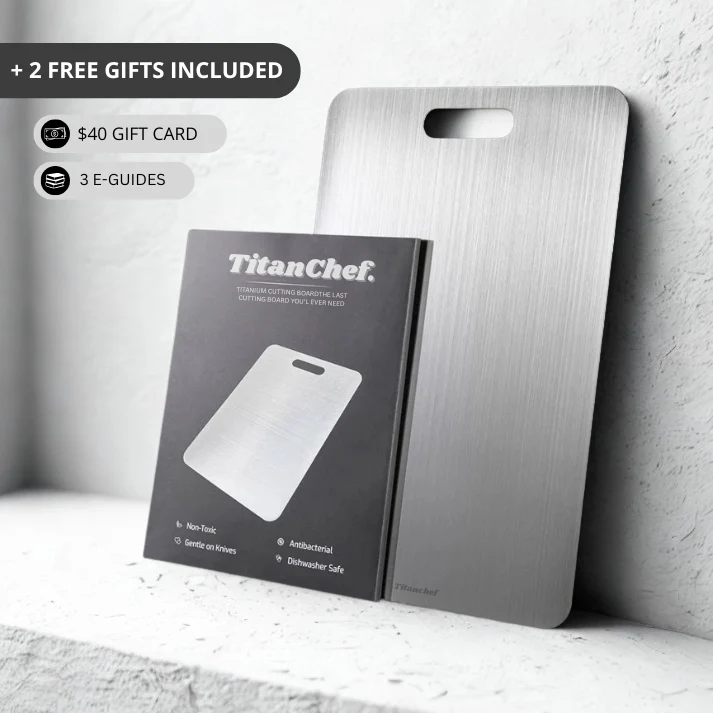 Titanchef™ 100% Pure Titanium Cutting Board 1 Titanchef™ 100% Pure Titanium Cutting Board